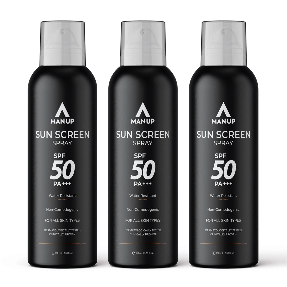 Man UP SPF 50 Sunscreen Spray - Non-Greasy Formula