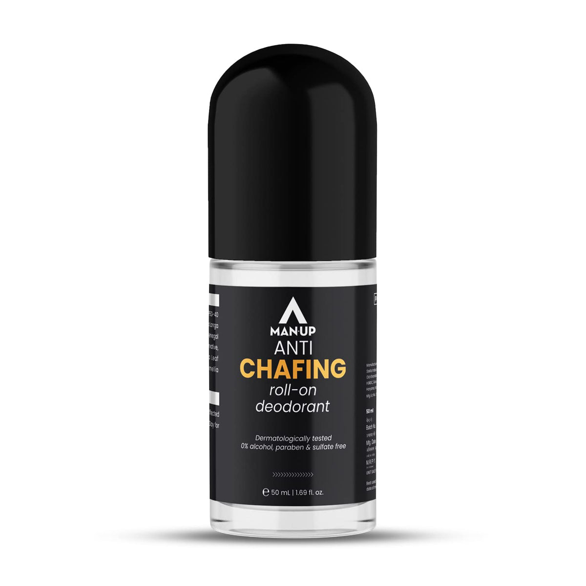 Man-Up Anti Chafing Roll – On Deodorant For Men | Reduces Inner Thigh  Rashes, Odour & Irritation In Intimate Areas | Dermatologically Tested  |Skin