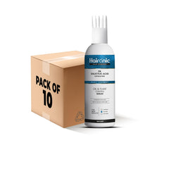 Haironic 2% Salicylic Acid Exfoliating Scalp Oil & Flake Control Hair Serum Best for Oily, Itchy & Flaky Scalp | Suitable for All Hair Types - 100ml (Pack of 10)