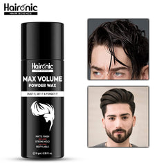 Haironic Hair Volumizing Powder Wax For Men | Strong Hold With Matte Finish Hair Styling | All Natural Hair Styling Powder | For All Hair types - 10gm (Pack of 3)