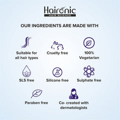 Haironic Caffeine Stimulating Scalp Treatment Hair Serum | For All Hair Types | Reduce Hair Loss, Dandruff & Stimulate Hair Growth – 100ml (Pack of 10)