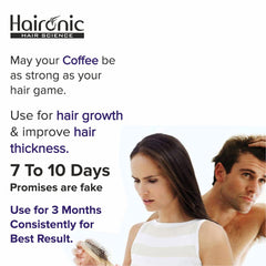 Haironic Caffeine Stimulating Scalp Treatment Hair Serum | For All Hair Types | Reduce Hair Loss, Dandruff & Stimulate Hair Growth – 100ml (Pack of 10)