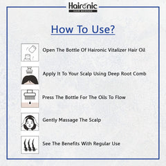 Haironic Hair Science Hair Vitalizer Hair Oil – 100ml (Pack of 5)